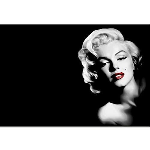 Marilyn Monroe - Portrait de Glamour - toile chic et raffinée