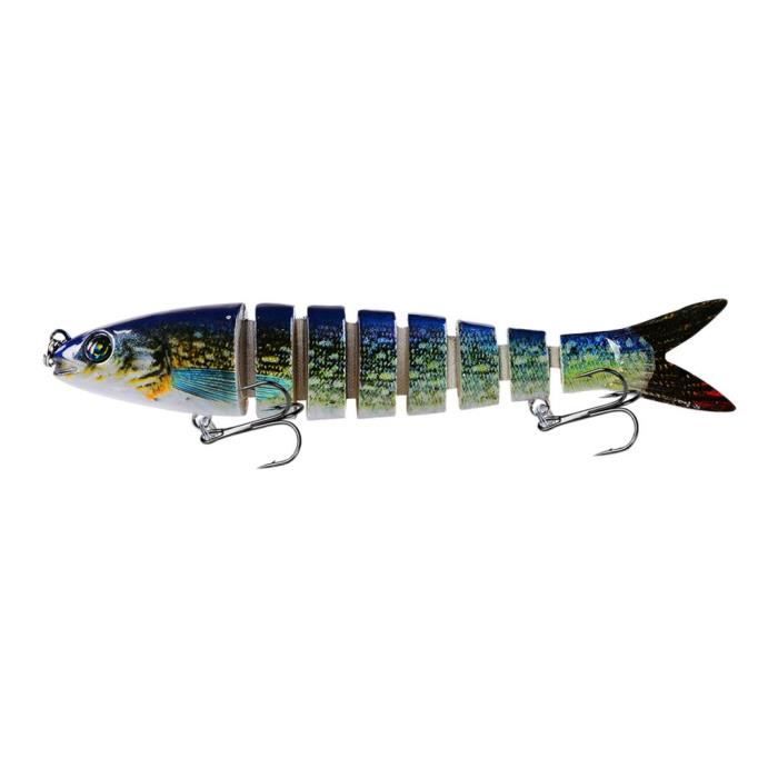 Lot De 8 Leurres De Pêche - Wobblers Flottants Pour Truite, Saumon Et Perche - Eau Douce Et Salée