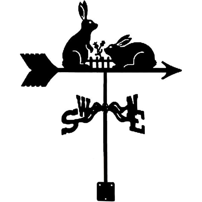 Girouette De Jardin En Acier Inoxydable - Silhouette De Tracteur - Dimensions 35x50 Cm - Décoration Extérieure Résistante Aux UV