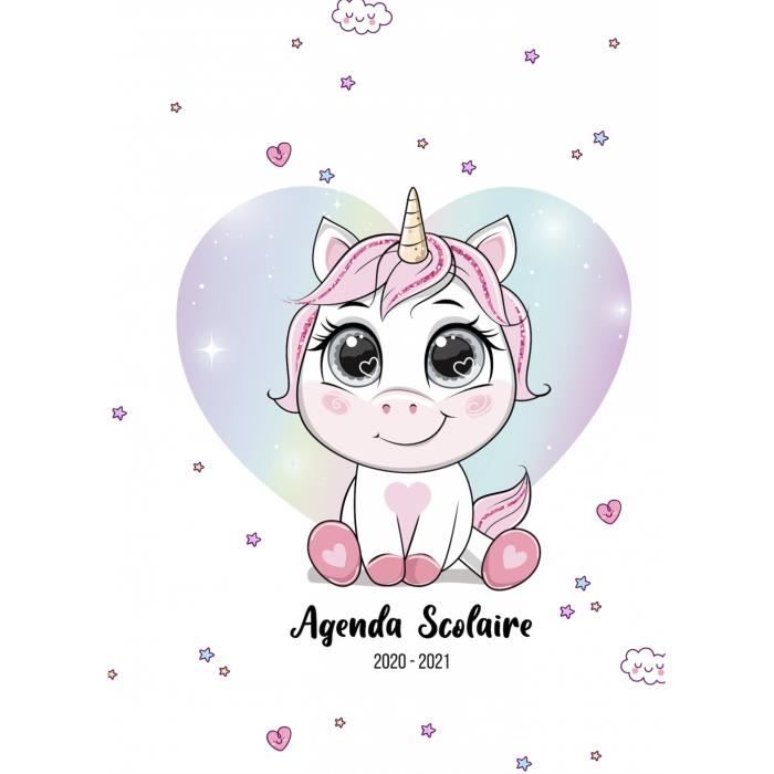 Agenda Scolaire Journalier Licorne 2020 2021 Primaire College Etudiant 1 Page Par Jour Calendrier Emploi Du Temps Achat Vente Agenda Organiseur Agenda Scolaire Journalier Cdiscount