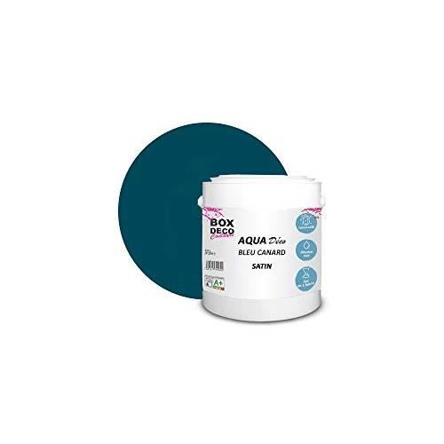 Peinture acrylique aspect satin Aqua déco - Murale - 44 couleurs - 2,5 L -  25 m² (Bleu Canard) - Achat / Vente peinture - vernis Peinture acrylique  aspect - Cdiscount