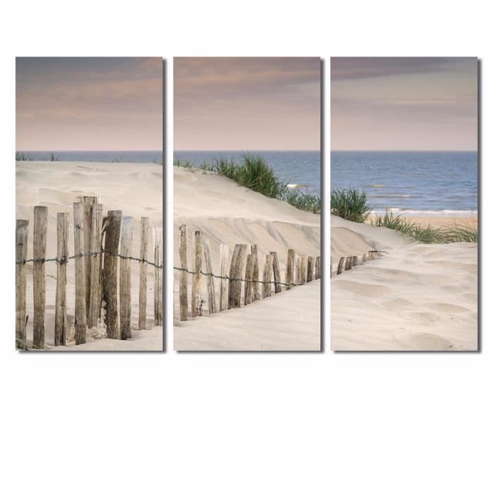 Get Wallpaper 3pcs Bord De La Mer Toile Peinture Mur Art Image Pour Salon For iPhone Free