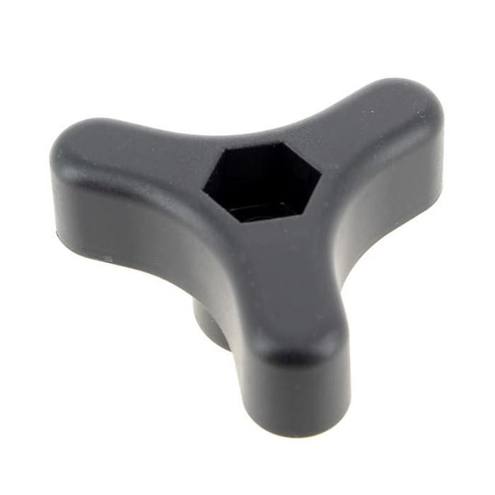 vis de poignée de rechange pour outils de jardinage Jiakalamo Ensemble de boulons et écrous triangulaires pour tondeuse à gazon accoudoir 1 écrou en plastique + boulon 
