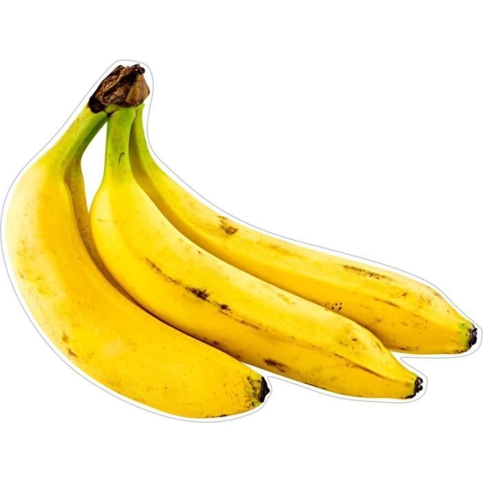 Autocollant sticker vinyl banane fruit legumes