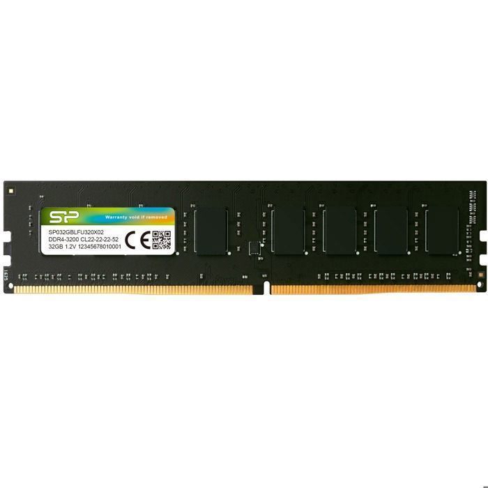 Mémoire RAM DDR4 - Silicon Power - 32Go 3200MT/s - UDIMM CL22 - SP032GBLFU320X02