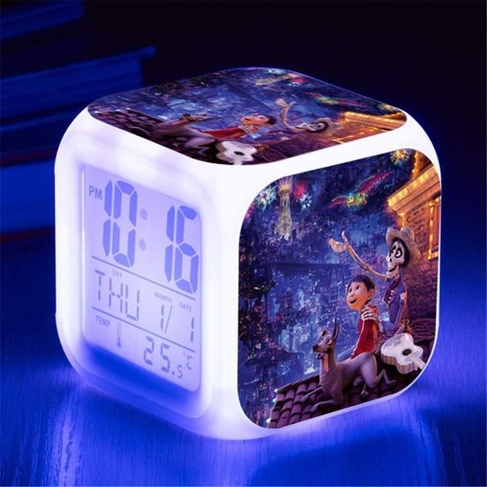 Réveil Numérique Mignon Avec Veilleuse Pour Enfants - Alarme Musicale Et Design Animé Pour Chambre