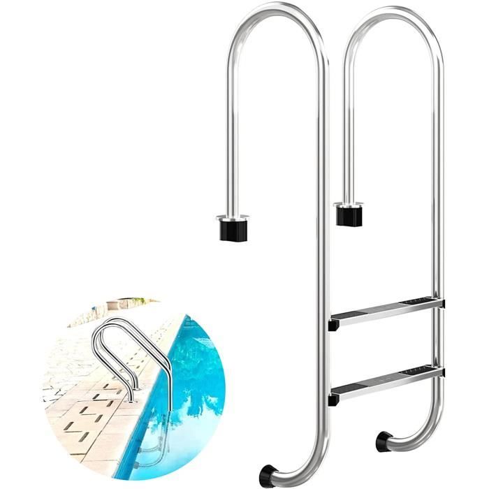 Marche Pied Échelle Piscine ABS Antidérapante – Étape Stable Pour Piscine Hors Sol & Creusée – Facile à Installer