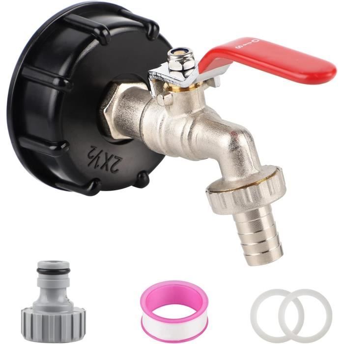 Robinet - Non spécifié - 1000L - Adaptateur de Réservoir IBC - Laiton