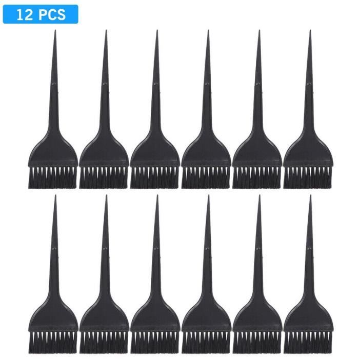 Lot De 2 Peignes Applicateurs Pour Racines – 170g – Huile Pour Cheveux – Plastique Noir