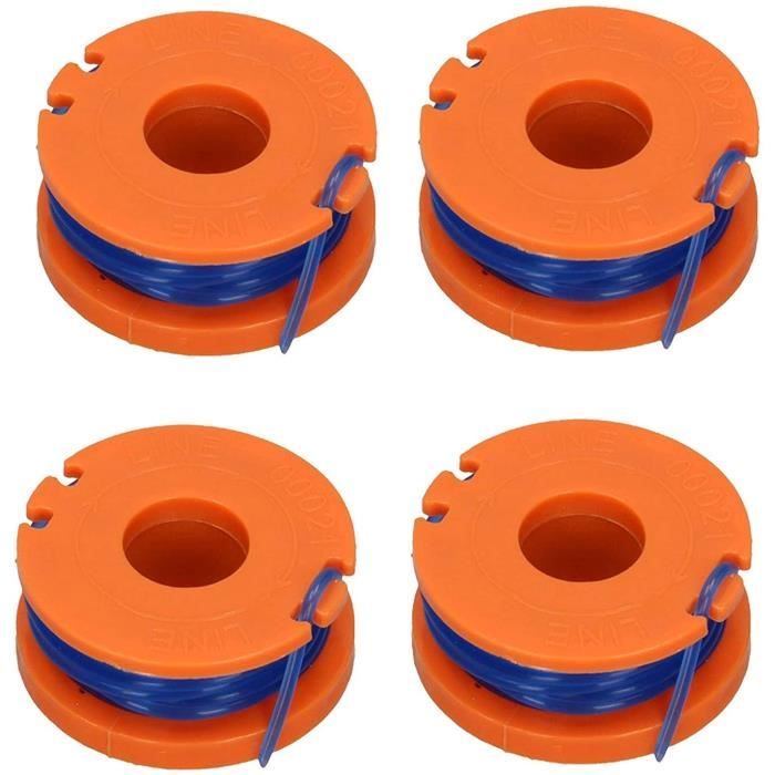 Lot De 3 Bobines De Fil Pour Débroussailleuse - Pièce De Rechange Compatible Avec Mac Allister