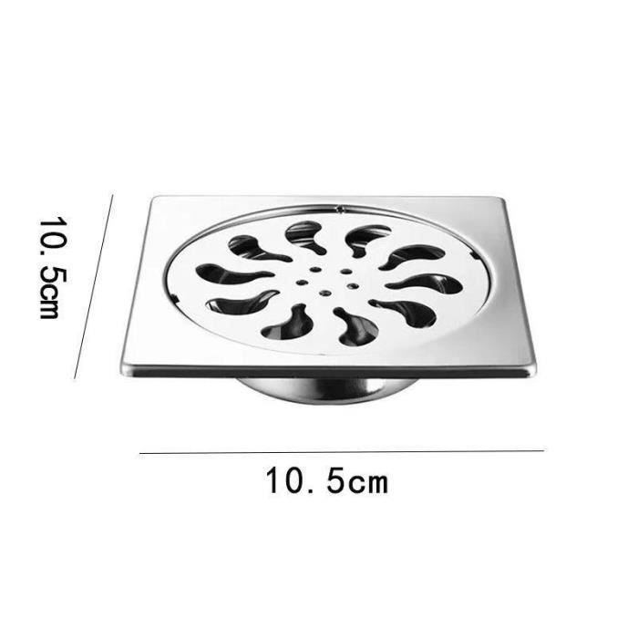 10.5x10.5 cm DN75 - Drain de douche carré de 5.5 pouces,spécial en ...
