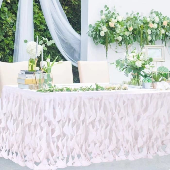 Jupe de table mariage shop