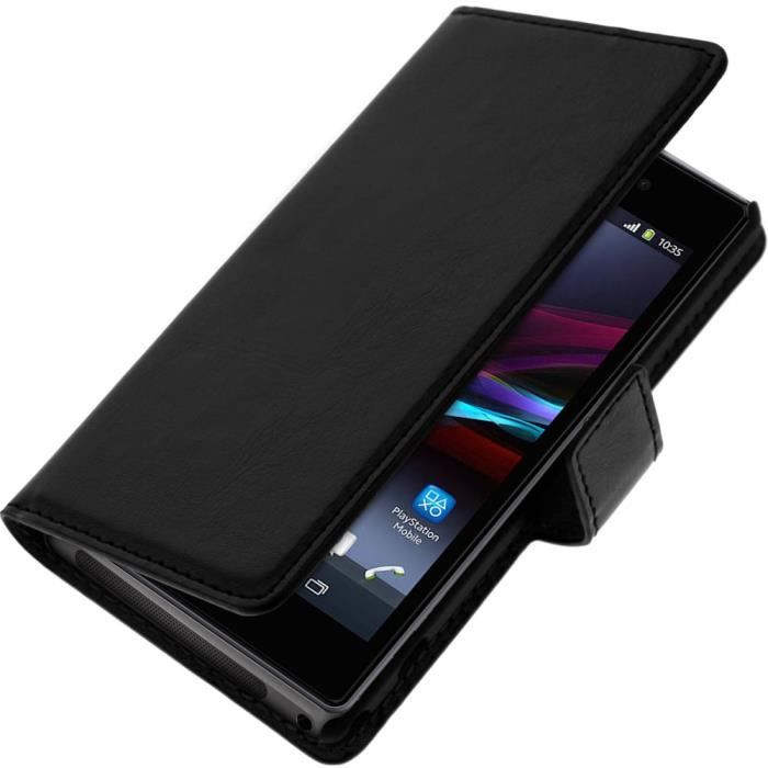 Étui Portefeuille Avizar Pour Sony Xperia 1 V – Rabat, Support Vidéo, Couleur Rouge – Neuf