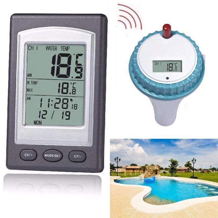 Baqi Nouveau Numerique Sans Fil Flottant Piscine Thermometre De Bain Spa Temperature Achat Vente Thermometre Barometre Baqi Nouveau Numerique Sans Cdiscount