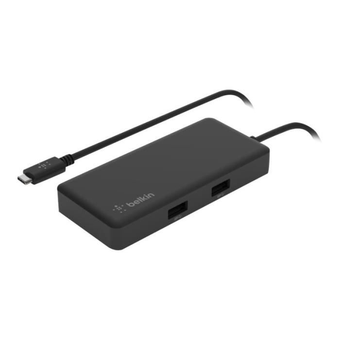 belkin connect usb-c 5-in-1 multiport adapter - station d'accueil - usb-c - hdmi - gige INC008btBK