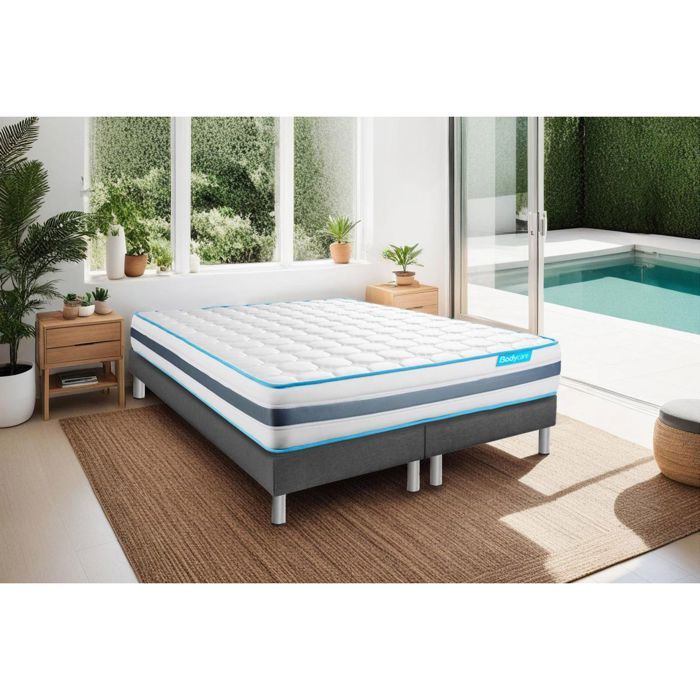 Ensemble BODYZONE 180x200 Ressorts ensachés 3 zones Ultra épaisseur