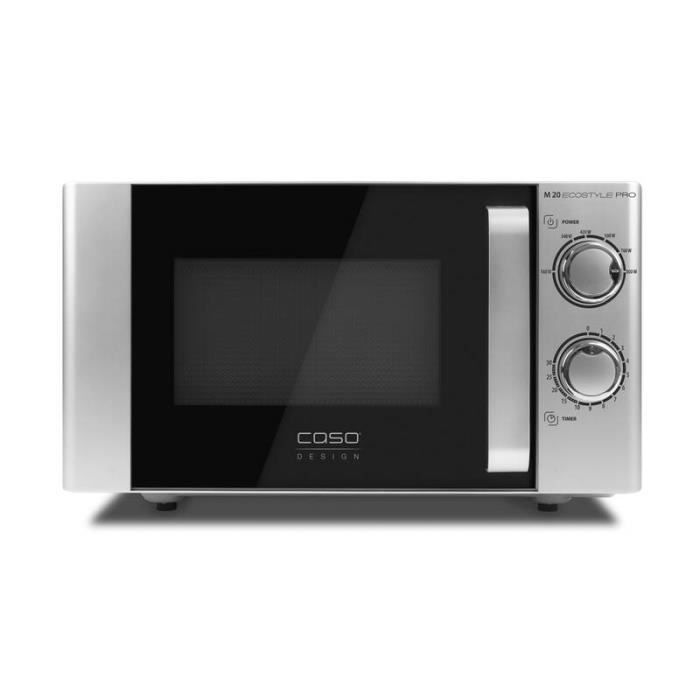 Micro-ondes monofonction - CASO - M 20 Ecostyle Pro - 800 W - 20 L - Décongélation - Caso