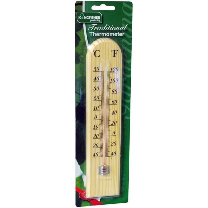 Thermomètre Traditionnel En Bois CHICHENG Kingfisher Mesurer la — free download