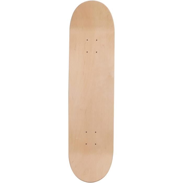 Planches à roulettes Doubles Concaves Vierges, Double Couche, Blanc