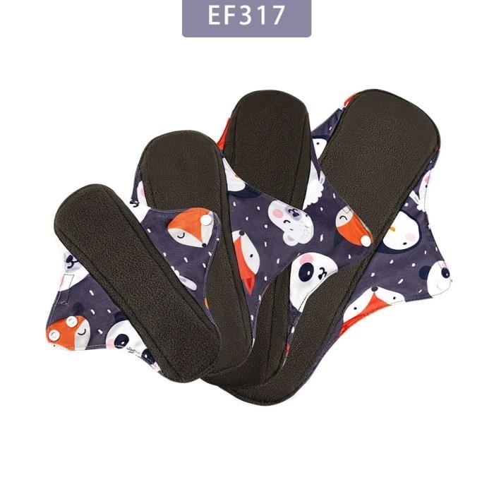 Lot De 4 Protège-slips Imperméables En Bambou Oeko-Tex - La Petite Crevette, Neuf