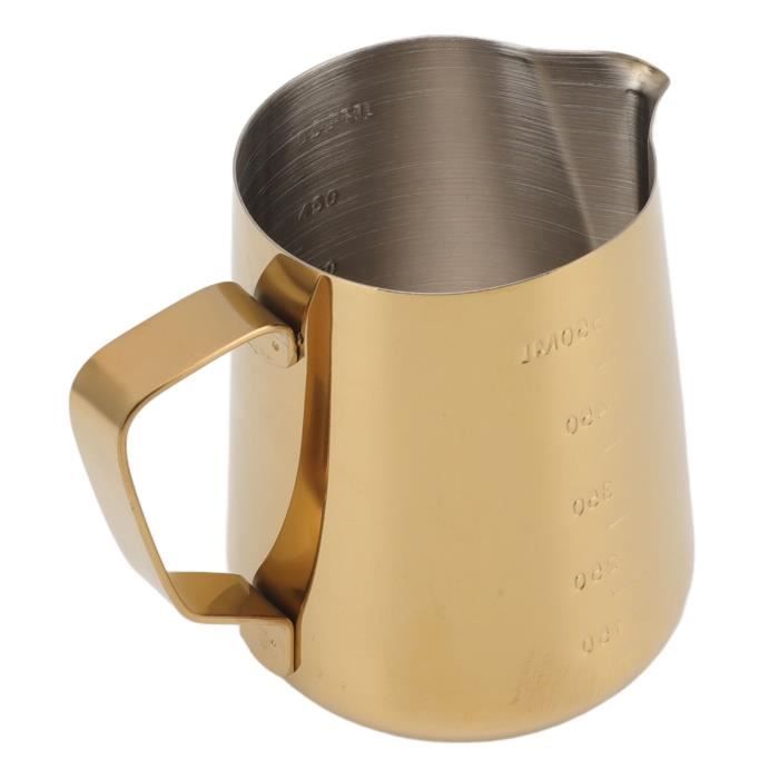 Pichet à Lait Inox 304 150ml - Pour Mousse à Lait Et Latte Art, Design élégant - 6