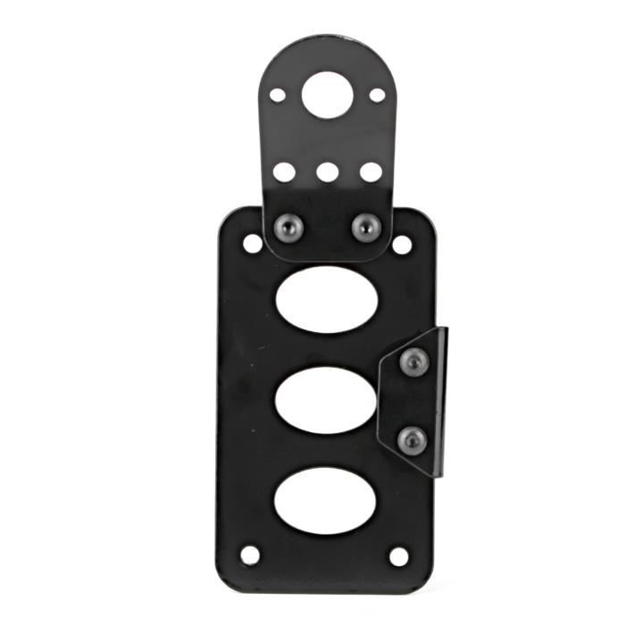 Support Plaque Immatriculation Moto SV650 2016-2021 - Acier Carbone Avec éclairage LED - Montage Facile