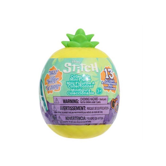 Mini Figurine dans Ananas Disney Stitch 5 cm Modèle aléatoire Mini Figurine dans Ananas Disney Stitch 5 cm Modèle aléatoire