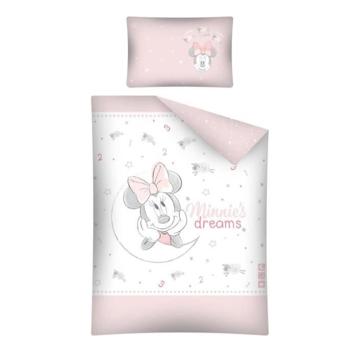 Parure De Lit Bebe Fille Minnie Housse De Couette Taie Disney Cdiscount Maison Parure De Lit Bebe Fille Minnie Housse De Couette Taie Disney Cdiscount Maison