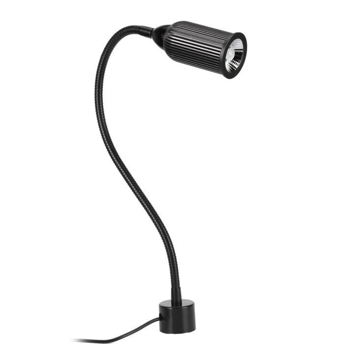 Duokon Lampe LED Travail 12W 24V Étanche Machine CNC - 12 LED Bras Court Éclairage Industriel Robuste Pour Atelier Outil