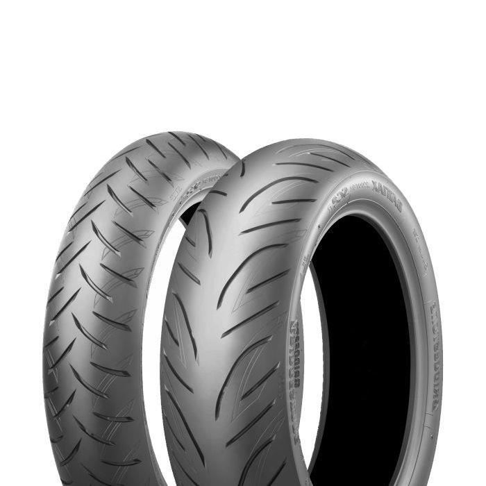 BRIDGESTONE 160/60 R 14 65H BATTLAX SC 2 - Pneu Moto Scooters Été