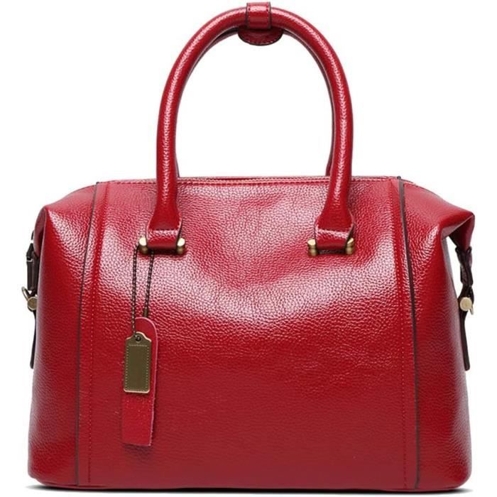 Sac à Main Femme Mogano Paris – Bandoulière En Cuir PU Effet Snake Blanc – Taille Moyenne