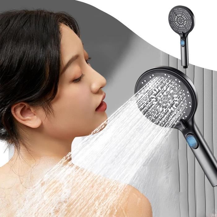 Pomme De Douche Filtrée De 15,2 Cm Avec Main, Pommeau De Douche Haute