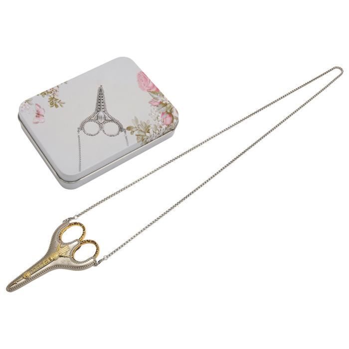 Ciseau Broderie Inox Courbe 9.5 Cm Ring Lock