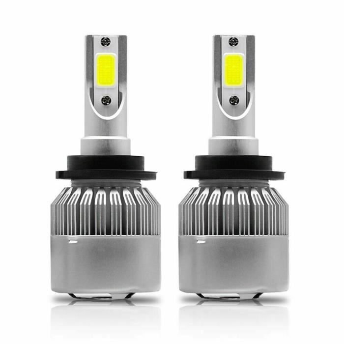 ROADSUN Ampoules LED Pour Phares, 20000LM, 12V, 6000K Blanc