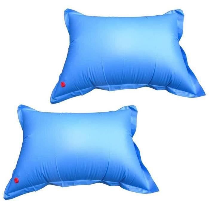 4 Coussins D'Air Hiver Pour Piscine Hors-sol 120x120cm - PVC 0,4mm Résistant Au Gel - Avec Cordes - Protection Contre La Glace