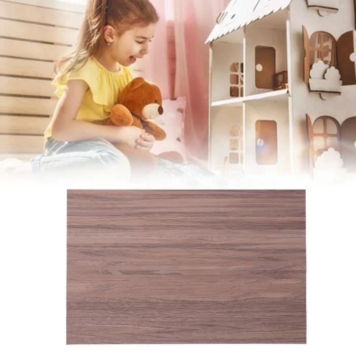 Lames De Parquet Miniatures En Bois Véritable – 60 Carreaux échelle 1/12 Pour Maison De Poupée, Pose Libre Et Créative