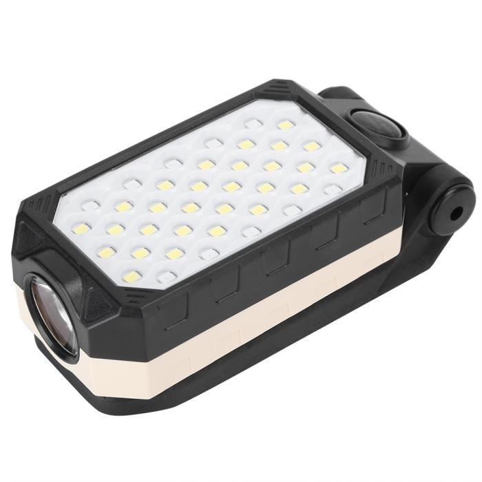 Qiilu Lampe de travail à LED portable Lampe de travail portable à LED 3