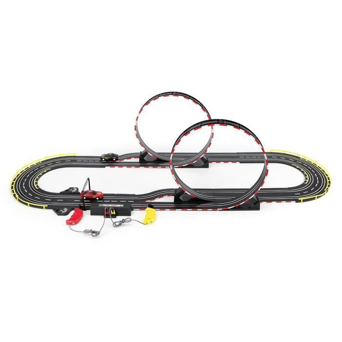 Golden Bright Circuit Electrique 2 Voitures 2 Loopings 5 7m