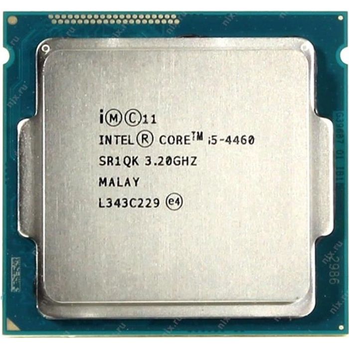 Processeur CPU Intel Core I5-4460 3.20Ghz 6Mo 5GT/s FCLGA1150 Quad Core SR1QK - Intel
