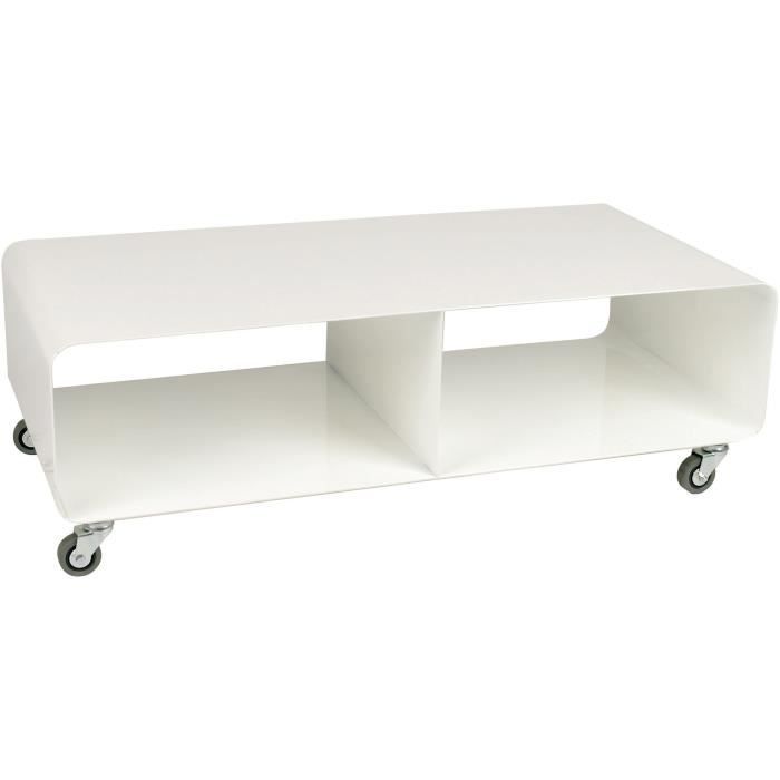 design delights kare 70441 meuble tv mobile lounge m 30 x 90 x 42 cm (blanc)