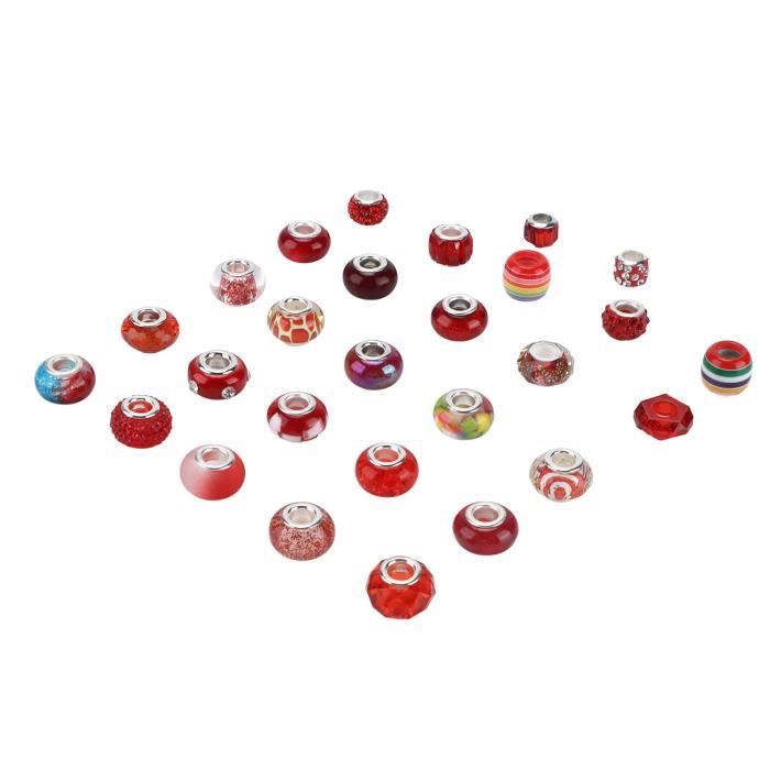 SUNNYCLUE 1 Boîte De 240 Perles Carrées à 2 Trous De 5 X 5 Mm - Deux