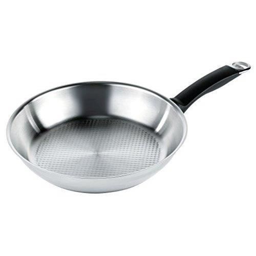 Kuhn Rikon 31214 Silver Star Poêle à frire 20cm, Acier Inoxydable, 40.5 x 21.5 x 7.5 cm