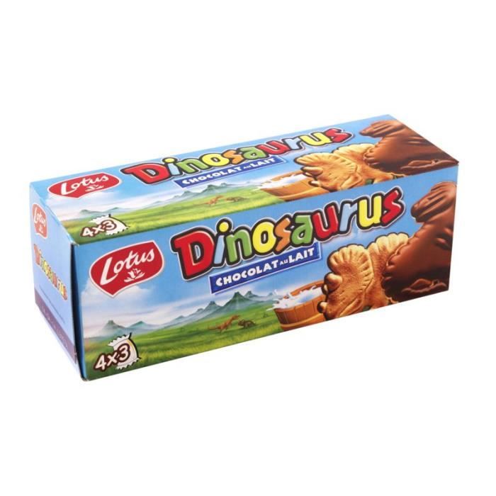 Lotus Dinosaurus Biscuits Nappes Chocolat Au Lait 225g Cdiscount Au Quotidien
