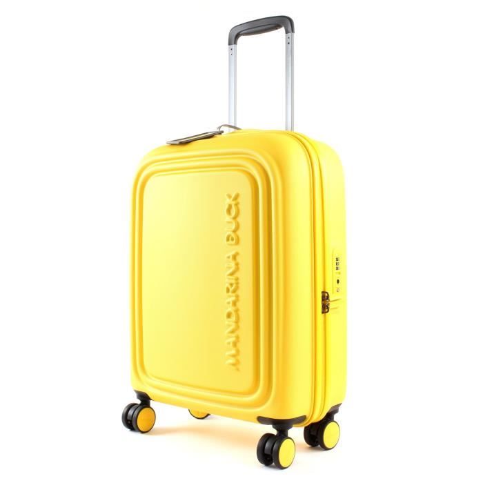mandarina duck logo canard + trolley s duck yellow [69014] - valise ou bagage vendu seul