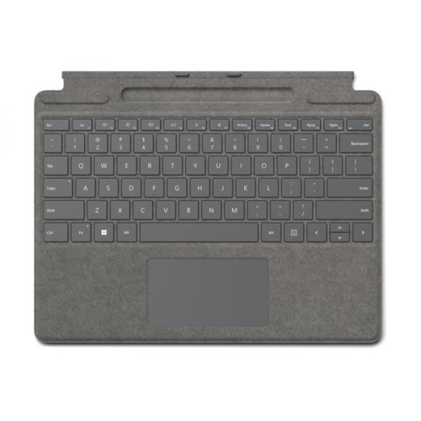 Microsoft Surface Pro Signature Keyboard - Clavier - avec pavé tactile, accéléromètre, plateau de chargement et rangement Surface