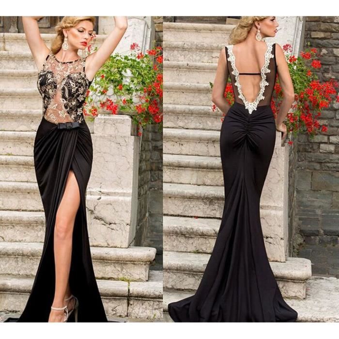 Tenue De Soirée Pour Femme Robe Longue élégant Jointif En
