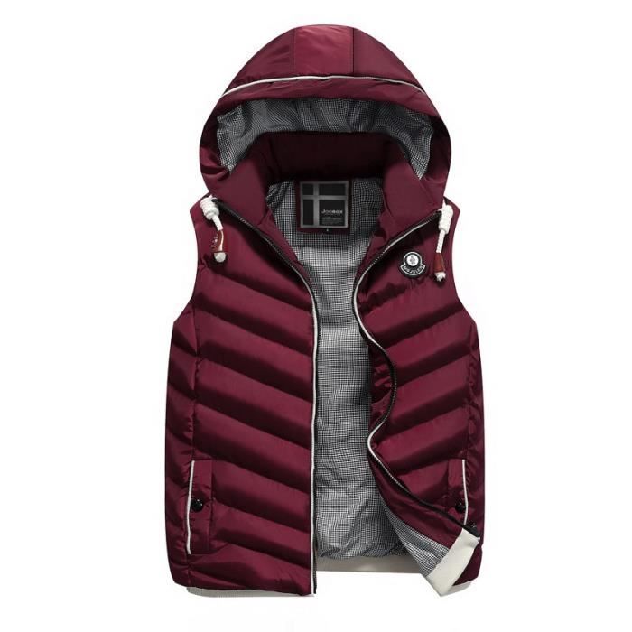 Gilet Matelassé Sherpa Homme Chaud Sans Manches - Doublure Polaire, Poches, Idéal Superposition Hiver