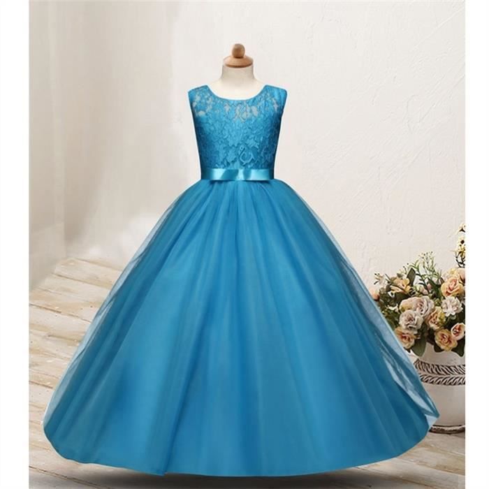 robe bleue princesse