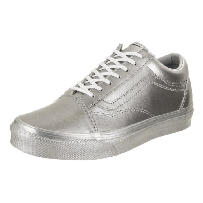 Vans Unisexe Old Skool (argent métallique) Skate Shoe UI3H7 Taille-38 1-2  Gris - Cdiscount Chaussures