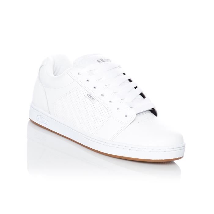 Chaussure Etnies Barge Xl Blanc Blanc Achat Vente Skateshoes Cdiscount